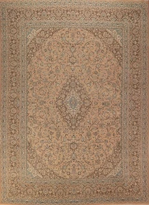 Medallion Living Room Area Rug 10x13 Traditional Floral Hand-made Vintage Carpet - Picture 1 of 19