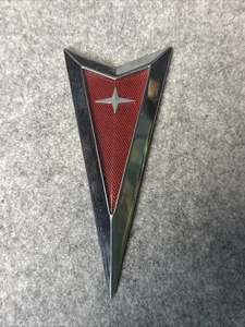 2006-2009 Pontiac Hood or Trunk Lid Emblem Red Chrome 5” OEM - Bild 1 von 7