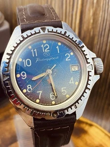 Reloj militar soviético anfibio URSS Vostok submarino Komandirskie 2414 #8234 - Imagen 1 de 23