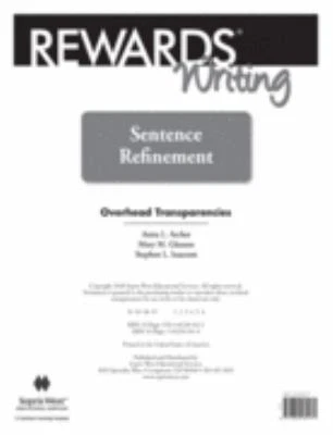 Rewards Writing Sentence Refinement (Overhead Transparencies) - Image 1 of 1