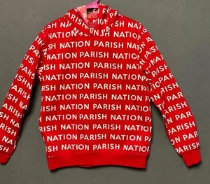 Parish Nation Red Pullover Hooded Sweatshirt Boys Youth Size X-Large (18) - Picture 1 of 5