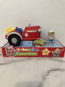 CoComelon offizieller musikalischer Spielzeug-Traktor mit Sounds & 3 Zoll JJ Farm Figur - Bild 1 von 2