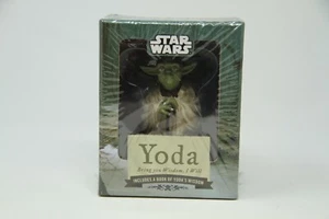 Star Wars Yoda: Bring You Wisdom, I Will Figurine & Inspirational Booklet, NIB - Picture 1 of 9