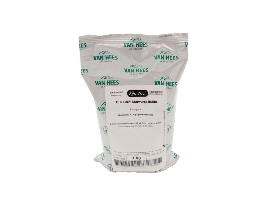 1 kg Van Hees Bratwurst Bullin, Emulgator