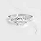 Moissanite Ring Engagement Rings for Women Lab Grown Diamond Rings Gift for Her