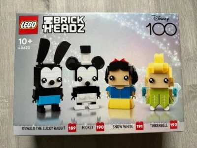 LEGO BrickHeadz 40622 Disney 100th Celebration 501 pcs Toy Building Kit - Image 1 of 4