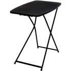 26'' Adjustable Height Personal Folding Table, Black