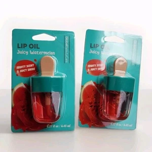 2er Set - Global Beauty Care Juicy Watermelon Lip Oil mit Eis am Stiel Applikator  - Bild 1 von 1