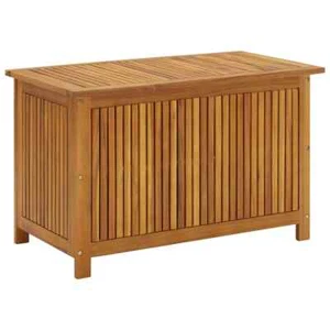 NNEVL Garden Storage Box 90x50x58 cm Solid Acacia Wood - Picture 1 of 8