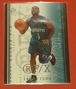 1999-00 SP Authentic (R)F/X Baron Davis Rookie #ed/1500 - Charlotte Hornets - Picture 1 of 1
