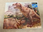 Vintage 200 Piece Golden Puzzle T-Rex Triceratops 14x18 6-14 Box Unopened