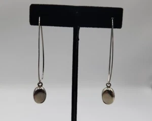 Silpada Sterling Silver Threader Bead Ball Dangle Modernist Earrings - Picture 1 of 7