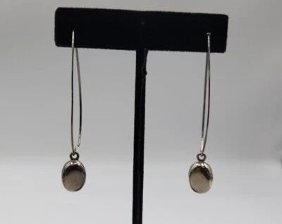 Silpada Sterling Silver Threader Bead Ball Dangle Modernist Earrings - Image 1 of 4
