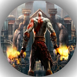 Tortenaufleger Geburtstag Party Tortenbild Fondant Oblate God of War  P2 - Bild 1 von 1