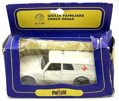 Polistil No. De Colección E14 Alfa-Romeo Giulia, Italia, Pronto Intervento, Caja Original Foto 1 de 4