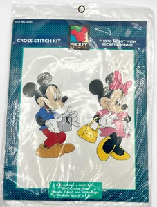 Disney Mickey Unlimited Photo Shoot Cross Stitch Kit Craft 36007 NEW - Picture 1 of 5