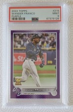Wander Franco 2022 Topps #215 PSA 9 MINT ULTRA RARE Meijer Purple Parallel RC