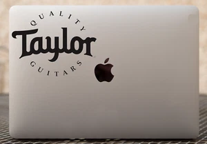 Taylor Guitars Logo Aufkleber-Gitarrenaufkleber-Musikaufkleber-Vinyl Aufkleber-Band Aufkleber - Bild 1 von 3