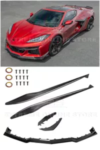 Pato y faldas laterales de fibra de carbono para 23-Up Corvette C8 Z06 | Z07 - Imagen 1 de 19