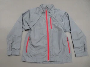 ScotteVest Tropiformer Tech Jacket Mens Medium Gray Red Hooded Convertible Vest - Picture 1 of 11