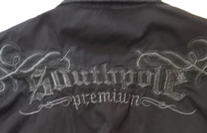 Southpole Premium Embroidered Black Pearl Snap Buttons Cotton Men's XXL - Picture 1 of 12