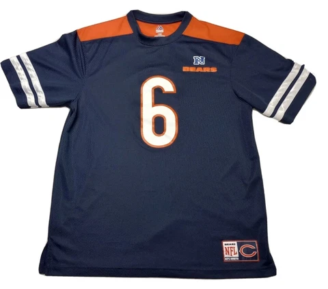Vintage Chicago Bears Majestic #6 Jay Cutler NFL Size L Football Jersey NFC Cover