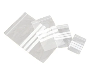 100 Gripwell Self Seal Quality Bags Write On Panel 9 x 12.75' - Picture 1 of 2
