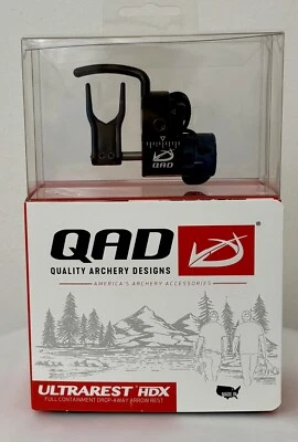 QAD Ultrarest HDX Arrow Rest RH Black New Free Knife Included - Image 1 of 2