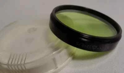 a Yellow Green 1.4x ARSENAL 58x0.75 Vintage Light Filter 58mm of Lens 1196 - Image 1 of 2