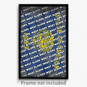 West Slope Oregon Poster (OR City Souvenir 11x17 Town Print) - Picture 1 of 1