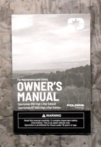 2021 Polaris Sportsman 850 XP 1000 High Lifter Owner's Manual Utility ATV (M2) - Picture 1 of 1