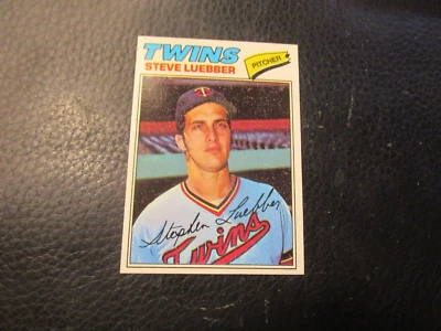 1977 TOPPS#457 STEVE LUEBBER  TWINS     NM/MT+ - Image 1 of 2
