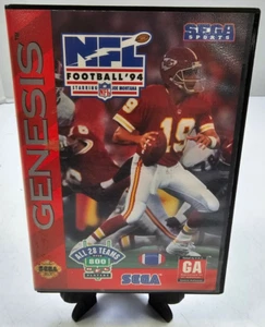 Sega Genesis Joe Montana NFL Football 94 Video Game CIB Cleaned & Tested - Picture 1 of 4