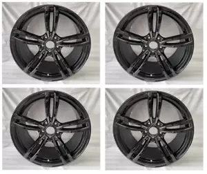 18" BMW 2015 M3 STYLE WHEELS RIMS FIT 1 SERIES 3 SERIES 4 SERIES 5 SERIES - Picture 1 of 2