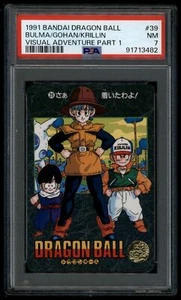Dragon Ball Japanese Visual Adventure 1 39 Bulma Son Gohan 1991 PSA 7 91713482 - Bild 1 von 2
