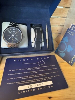 Cortebert Northstar CB-3004-44, AutomaticSunset Gold 050/250 MSRP $600 - Image 1 of 4