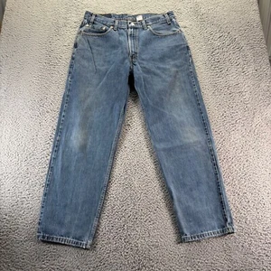 Vintage Levis 550 Jeans Mens 36x30 Blue Light Wash Relaxed Baggy Tapered Denim - Picture 1 of 9