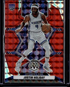 2021-22 Panini Mosaic JUSTIN HOLIDAY Red Mosaic #186 Sacramento Kings - Picture 1 of 2