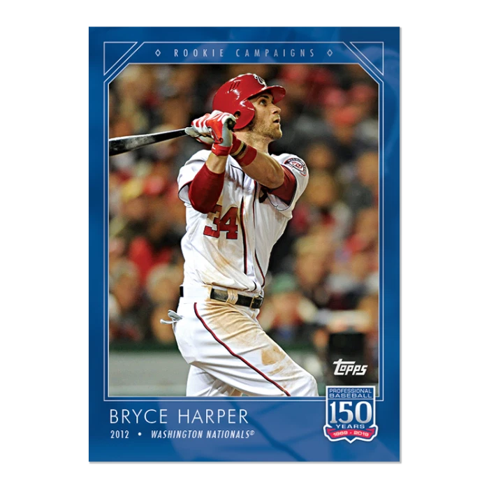 2019 Topps 150 Years of Baseball #12 - Rookie Campaigns ~ Bryce Harper - Image 1 of 2