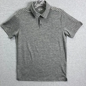 Boys BCG Golf Polo Shirt - XL (18-20) - Gray Stripes Polyester Short Sleeve - Picture 1 of 10