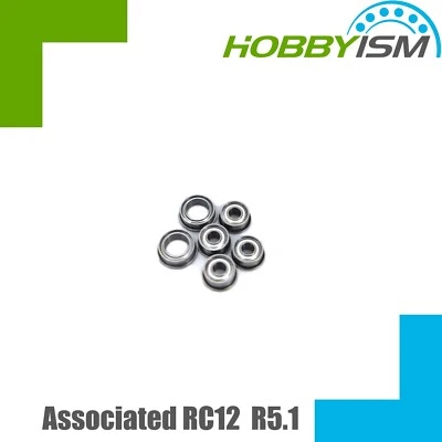 Associated RC10 R12 R5 R5.1 R5.2 Metal Ball Bearing Set ABEC-3 - Image 1 of 3