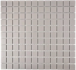 Mosaic Tile Ceramic Light Grey Non-Slip Wall Floor Bath 18-0204-R10_b | 1 Mat - Picture 1 of 6