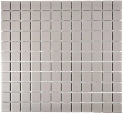 Mosaik Fliese Keramik hellgrau rutschfest Wand Boden Bad 18-0204-R10_b | 1 Matte - Bild 1 von 4
