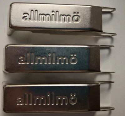 3 x Allmilmö Abdeckkappe Abdeck Metall-Clip  70 x 18 x 16 mm - Bild 1 von 4