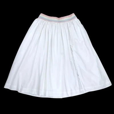 Falda Abercrombie & Fitch Mujer XXL Blanca Maxie Forrada Cintura Calada Nueva Sin Etiquetas Foto 1 de 4