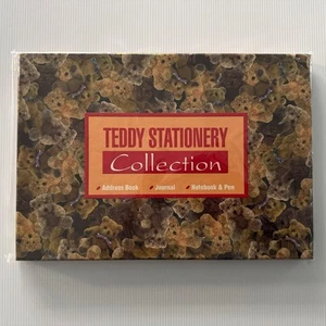 Teddy Stationary Collection Address Book Journal Notebook & Pen Brand New - Picture 1 of 8