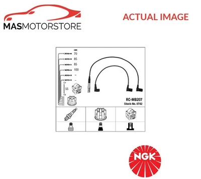 IGNITION CABLE SET LEADS KIT NGK 0742 P NEW OE REPLACEMENT - Image 1 of 4