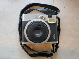 Fujifilm Instax Mini 90 Neo Classic W/ Strap Excellent Condition! Tested & Works - Picture 1 of 8