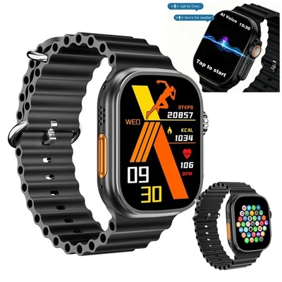 Women/men Smart Watch Fitness Bluetooth Call Watch for Android and IOS - Image 1 of 4