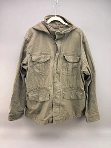 Old Navy Herren Khaki Utility Kapuze Full Zip Jacke Größe XL - Bild 1 von 6